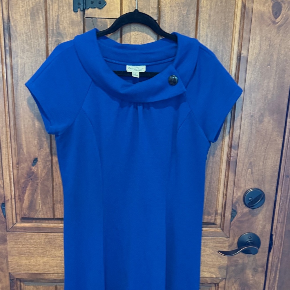 Coldwater Creek Royal Blue Midi Dress - Picture 6 of 8